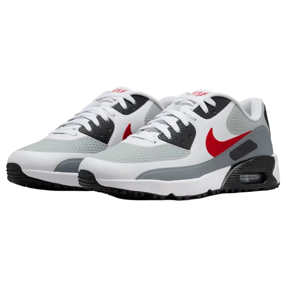 Air Max 90 G Golfsko Herre Hvit / Grå