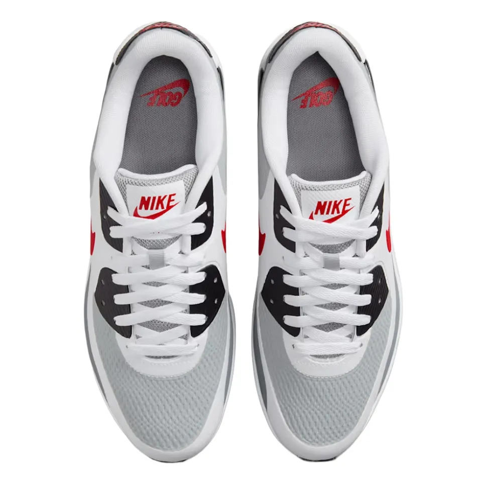 Air Max 90 G Golfsko Herre Hvit / Grå