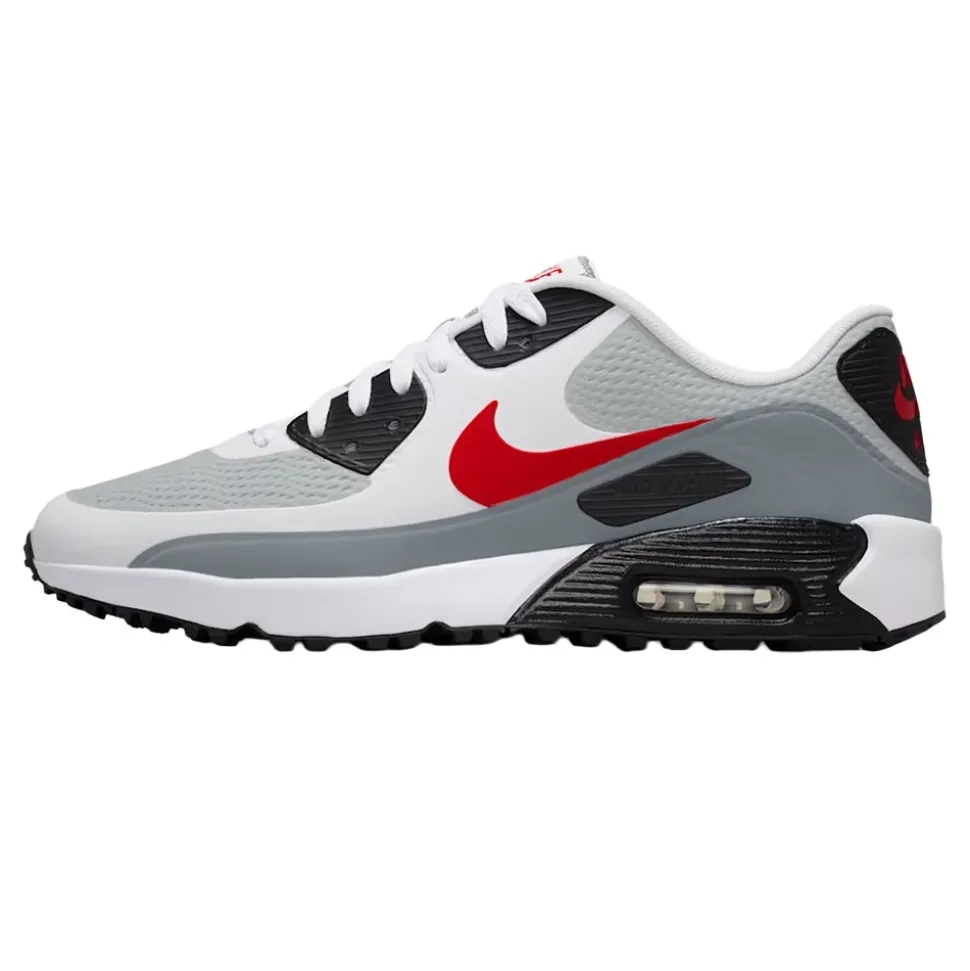 Air Max 90 G Golfsko Herre Hvit / Grå