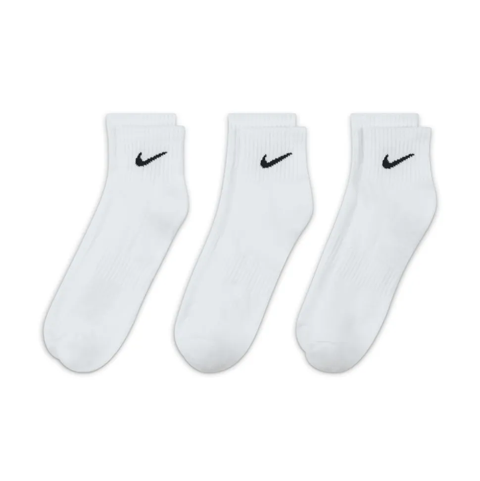 Ankelsokker Demping 3 Pack Hvit