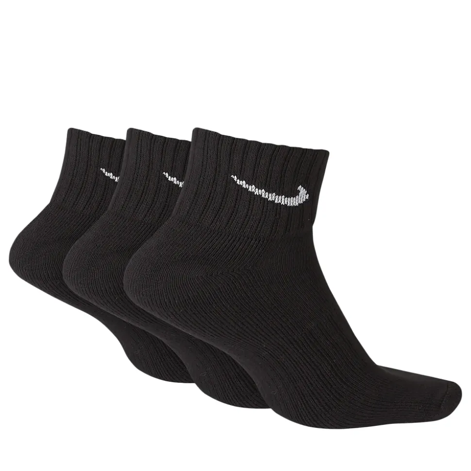 Ankelsokker Demping 3 Pack Svart