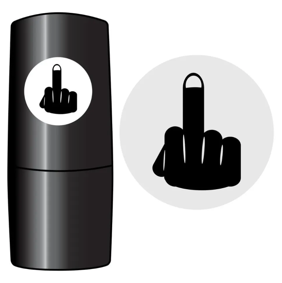 Ballstempel Svart Finger