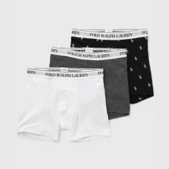 Boxer 3pack Hvit/Grå/Navy Herre