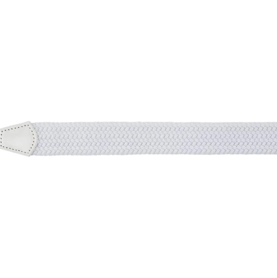 Braided Belte Hvit
