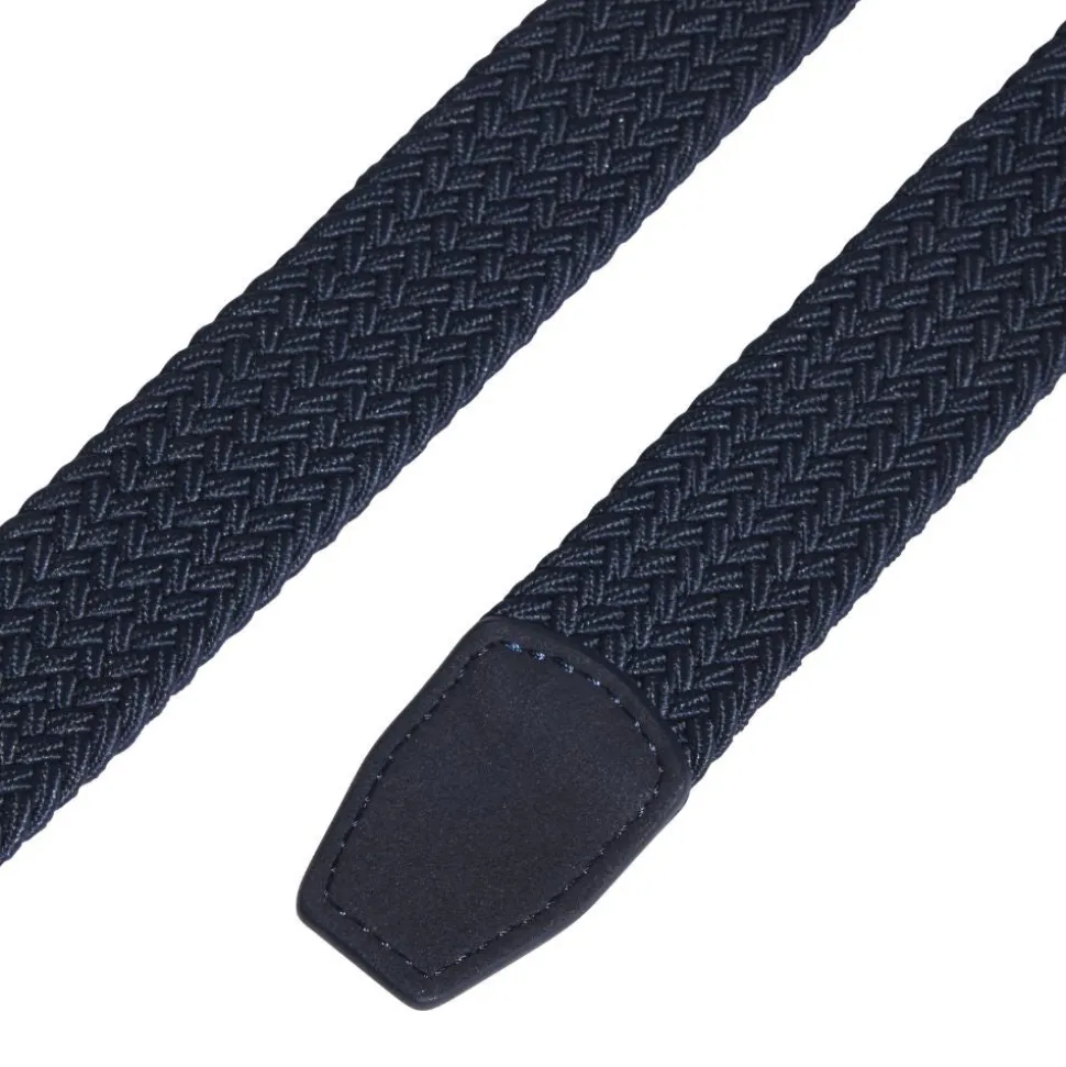 Braided Stretch Belte Navy