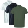Branson Pique Herre 3 Pack Navy/Hvit/Grønn