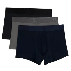 Bridge Lyocell Boxere Herre Svart/Navy/Grå 3 Pack