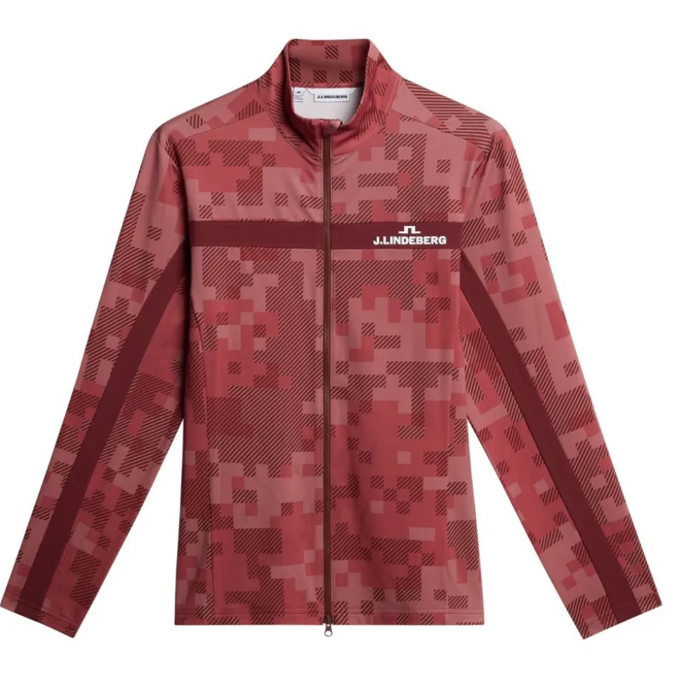 Bridger Tour Print Midlayer Herre Rosa