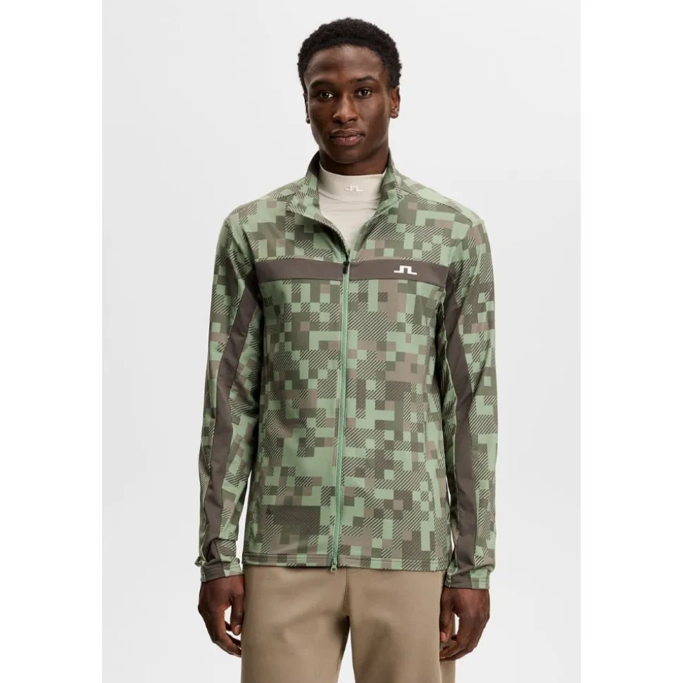 Bridger Tour Print Midlayer Herre Grønn