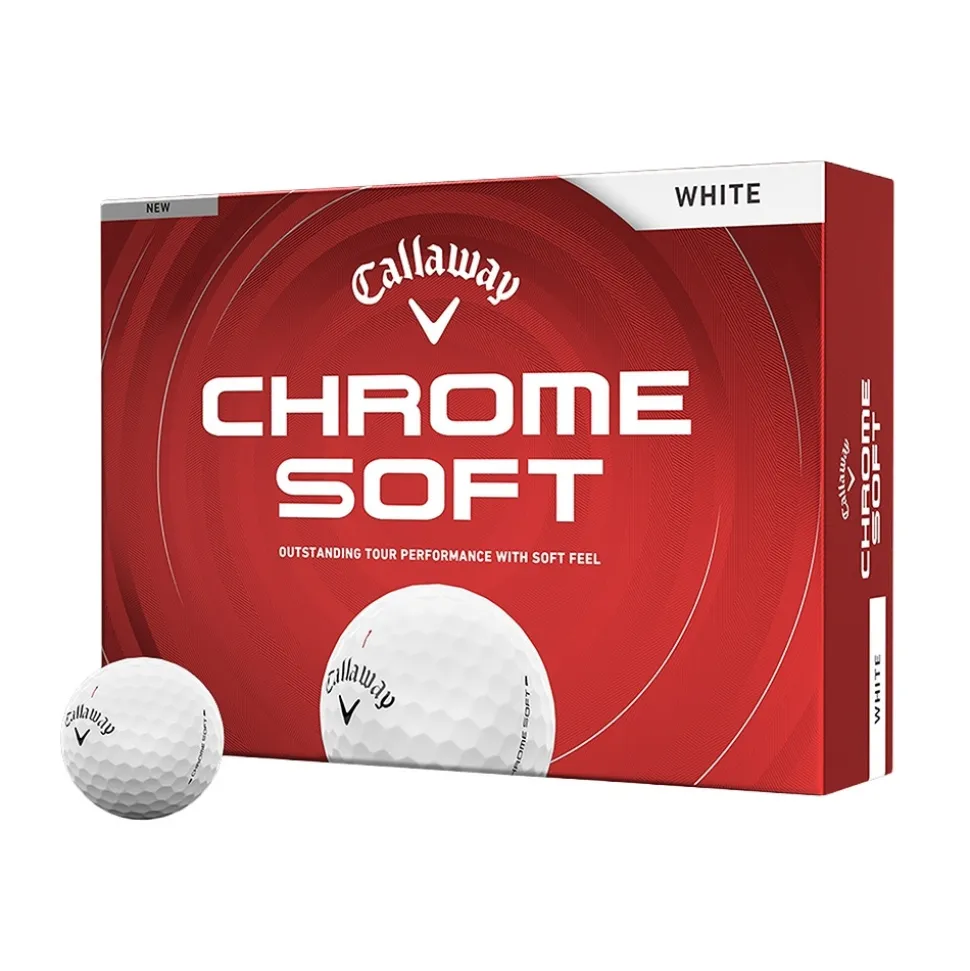 Chrome Soft Logoball Hvit