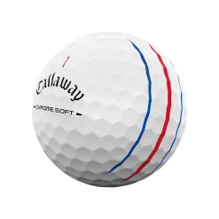 Chrome Soft Triple Track Golfball Hvit