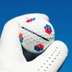 Chrome Soft TruTrack Golfball Hvit