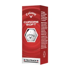 Chrome Soft TruTrack Golfball Hvit