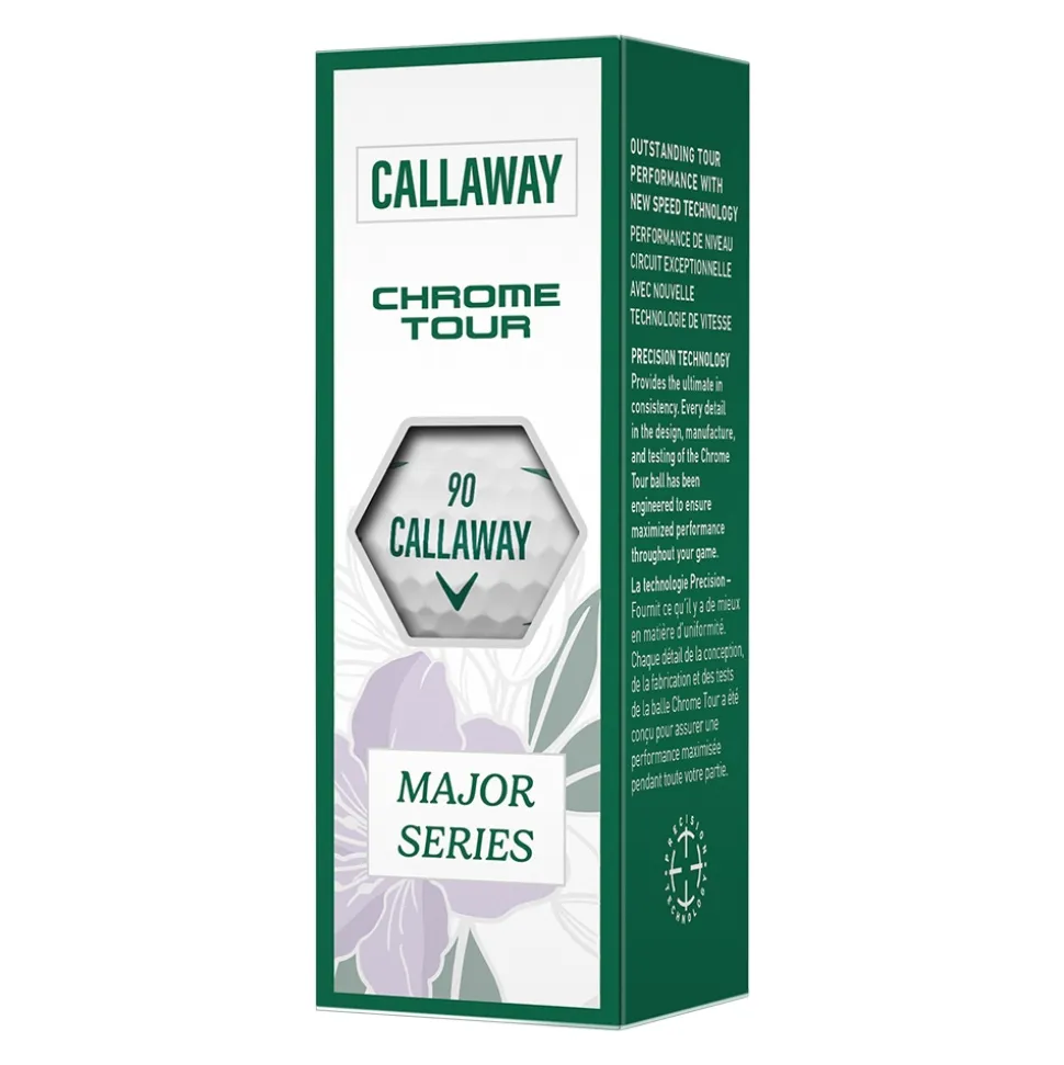 Chrome Tour April Major Stripe Golfball