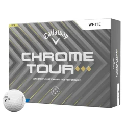 Chrome Tour Triple Diamond Golfball Hvit