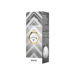 Chrome Tour Triple Diamond Golfball Hvit