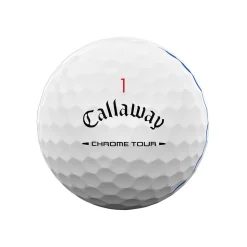 Chrome Tour Triple Track Golfball Hvit