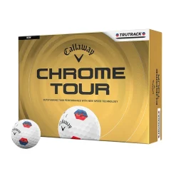 Chrome Tour TruTrack Golfball Hvit