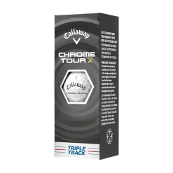 Chrome Tour X Triple Track Golfball Hvit