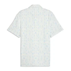 Cloudspun Argyle Bloom Pique Herre Hvit/Lyseblå