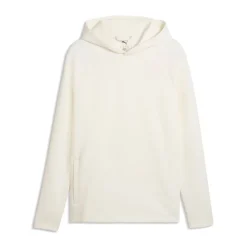 Cloudspun Fleece Hettegenser Herre Hvit