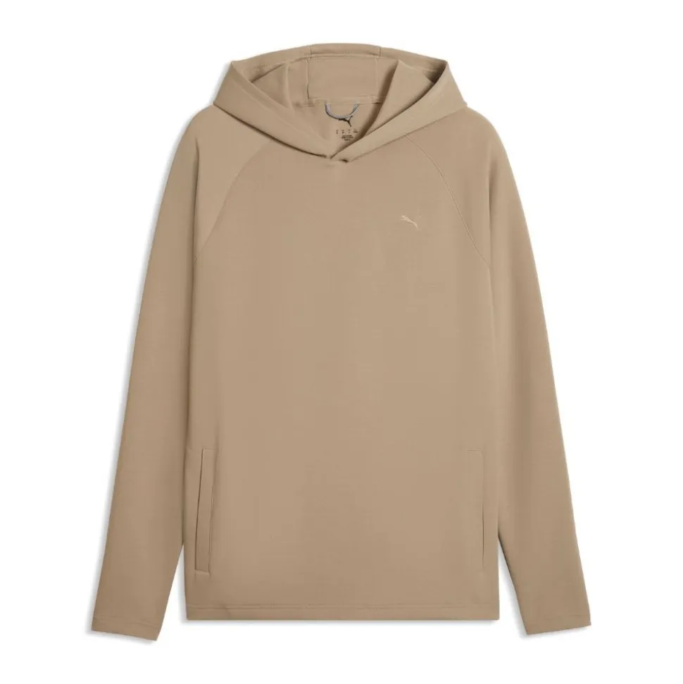 Cloudspun Fleece Hettegenser Herre Brun