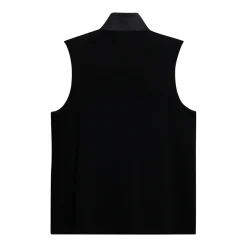 Dane Hybrid Strikket Zip Vest Herre Svart