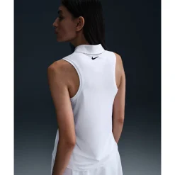 Dri-FIT Victory Sleeveless Pique Dame Hvit