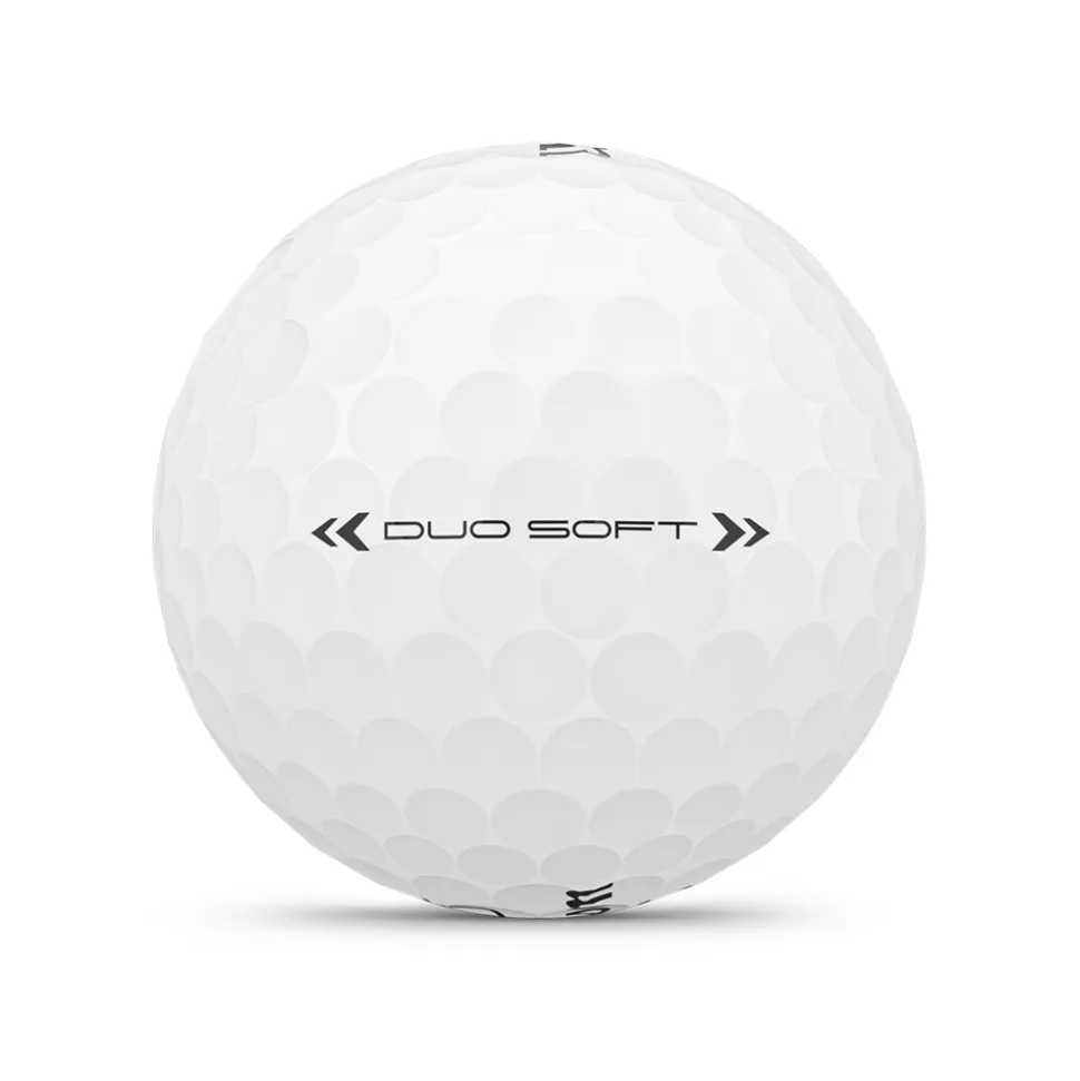 Duo Soft Golfball Golfshopen.no Logo Hvit