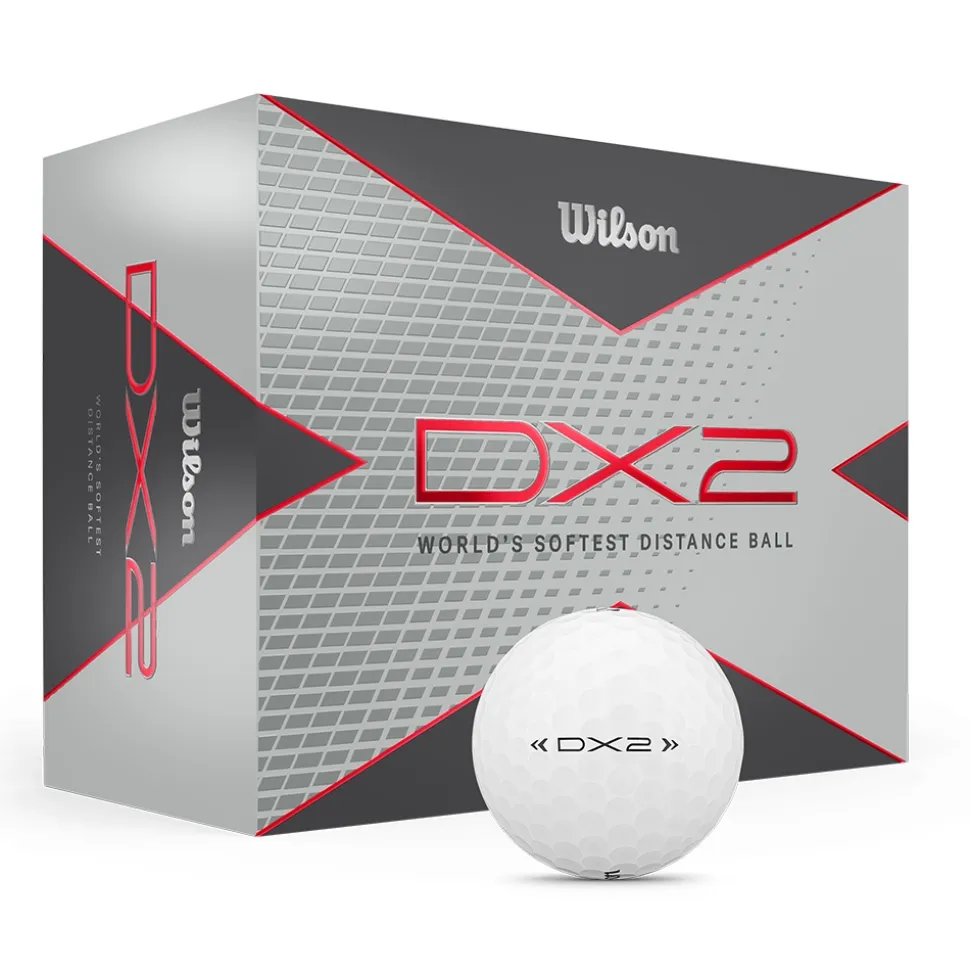 DX2 Soft Golfball Hvit 2 Dusin