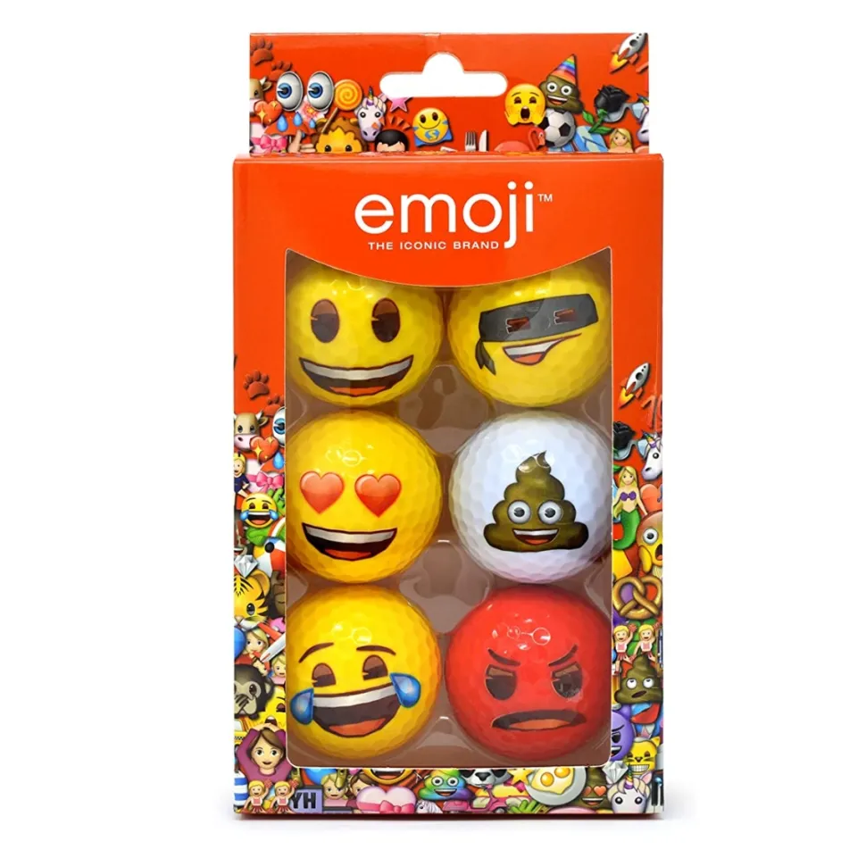 Emoji Golfballer 6 Pack