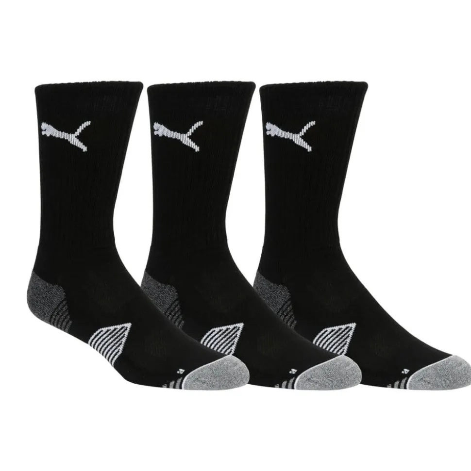 Essential Crew Sokker Svart 3 Pack