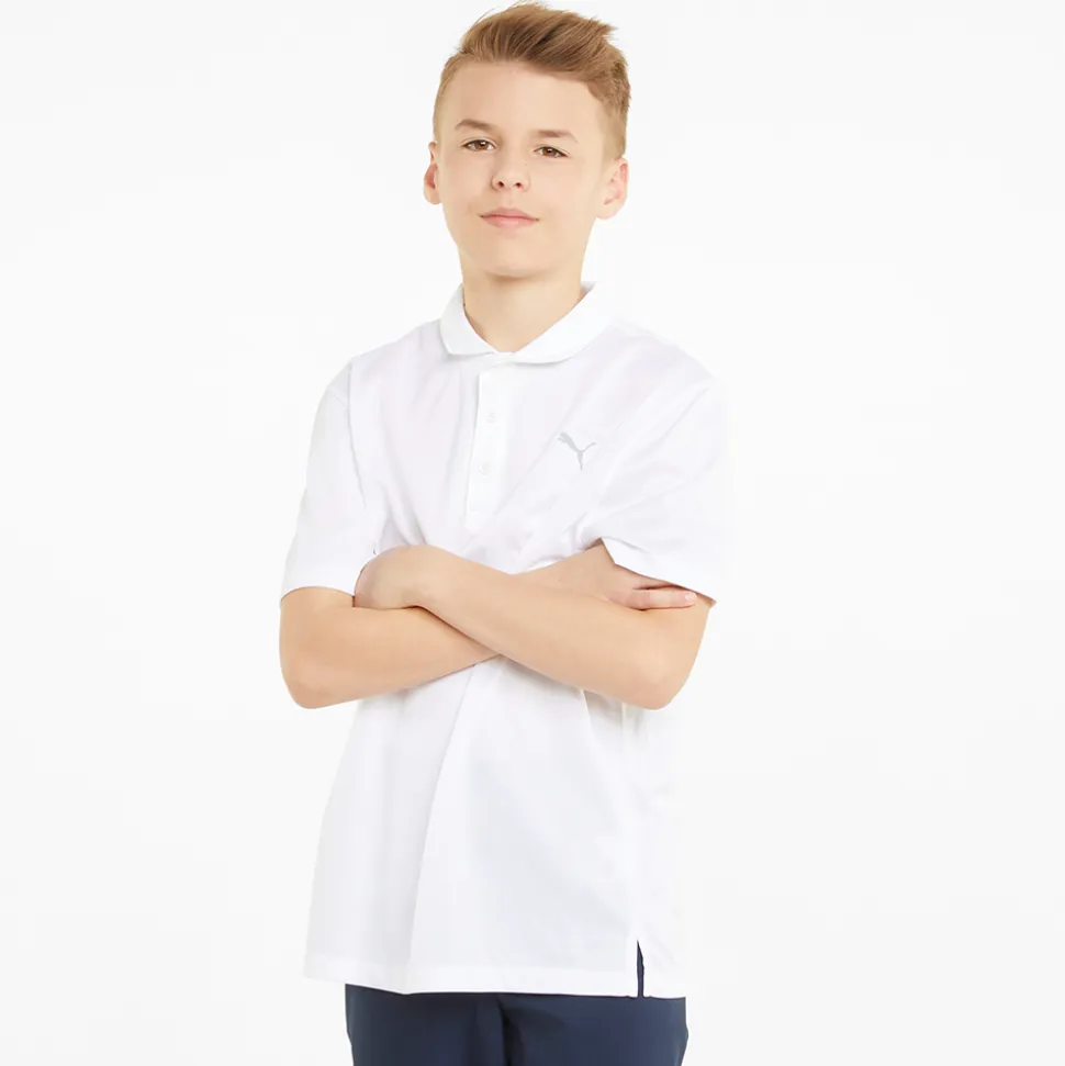 Essential Pique Junior Hvit