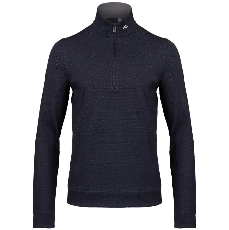 Essentials Half Zip Midlayer Herre Navy/Grå