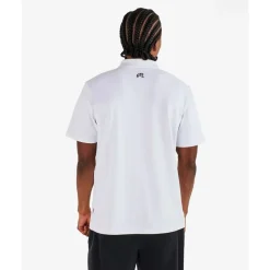 Evergreen Block Placket Pique Herre Hvit