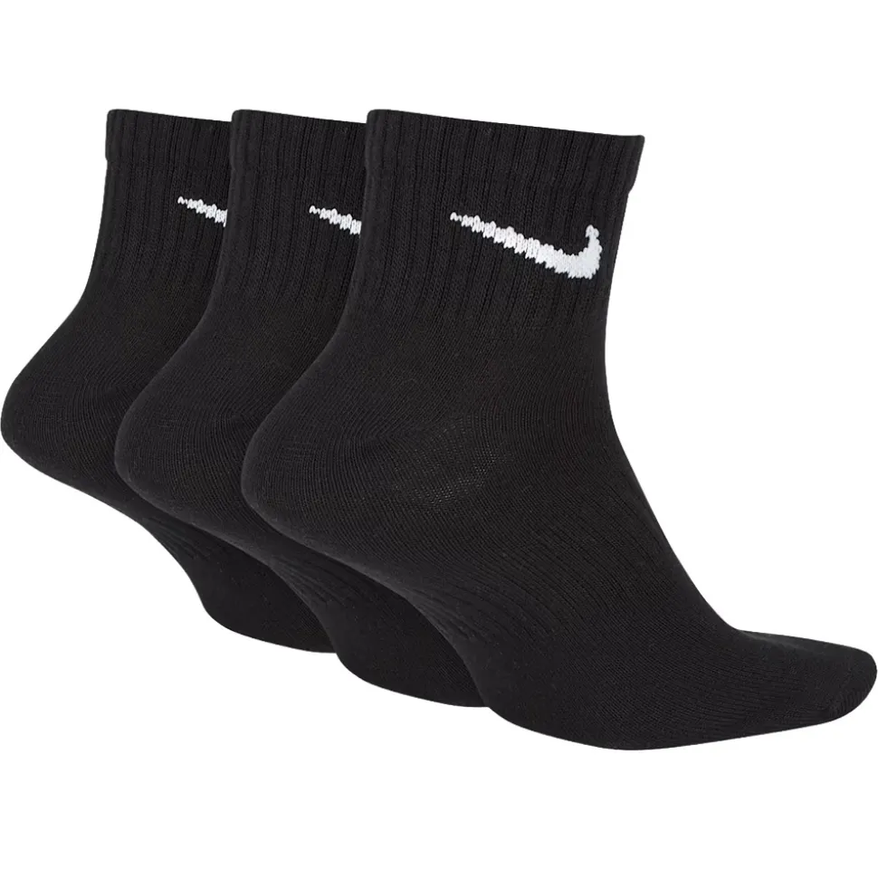 Everyday Lightweight Ankelsokker 3 Pack Svart