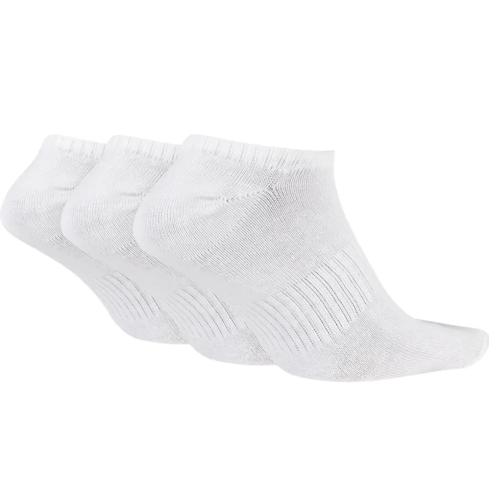 Everyday Lightweight No-Show Treningssokker 3 Pack Hvit