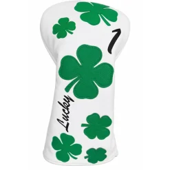 Firkløver Driver Headcover Hvit