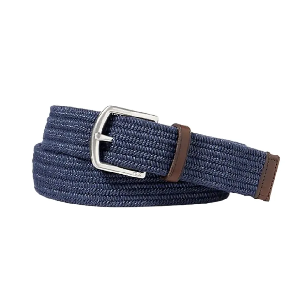 Flettet Belte Herre Navy