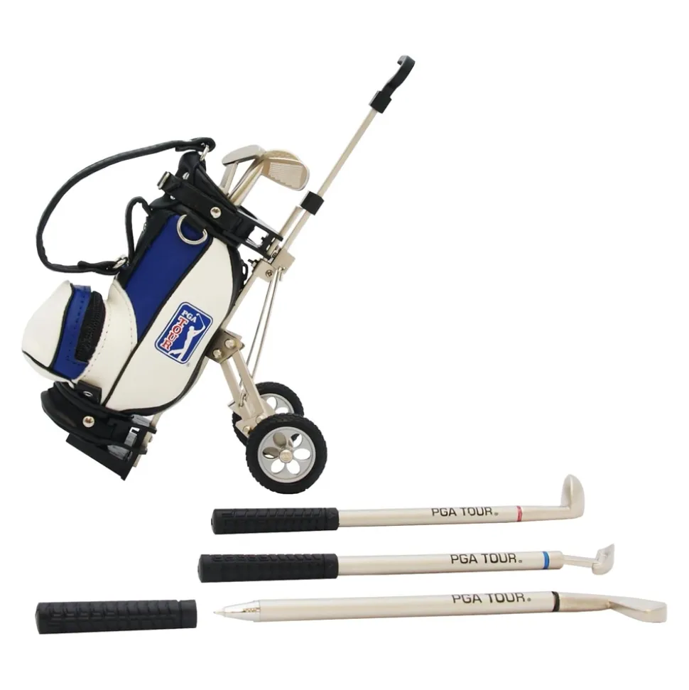 Golfbag Skrivebordssett med Penner