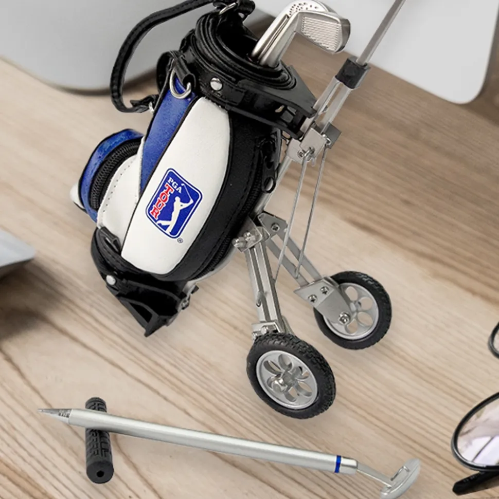 Golfbag Skrivebordssett med Penner