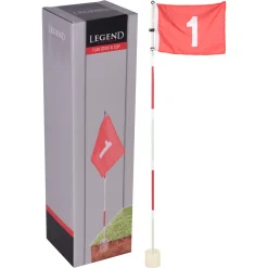 Golfflagg sett m/kopp