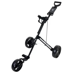 Golftralle 3 Hjul Svart