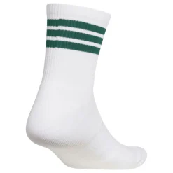 Half Crew 3-Stripes Sokker Hvit/Grønn