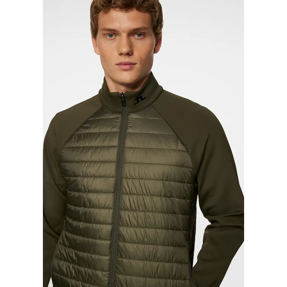 Hayden Quilt Hybrid Jakke Herre Grønn