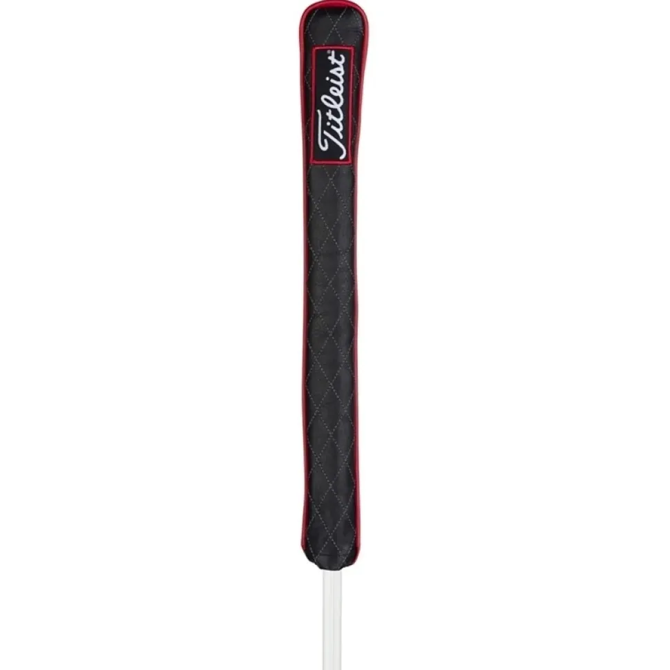 Headcover Leather Alignment Sticks Jet Black
