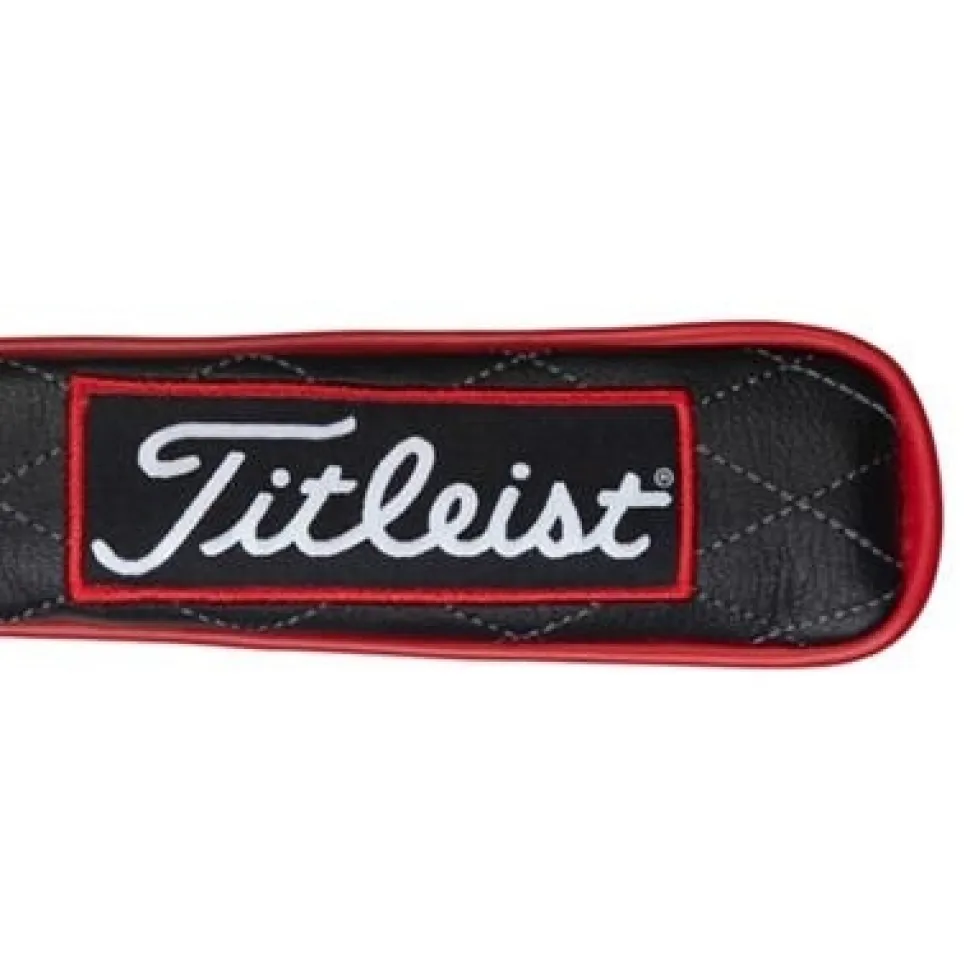 Headcover Leather Alignment Sticks Jet Black