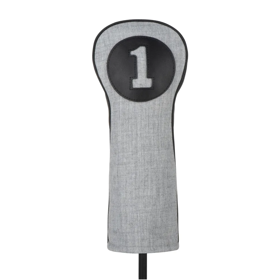 Headcover Leather Driver Heather