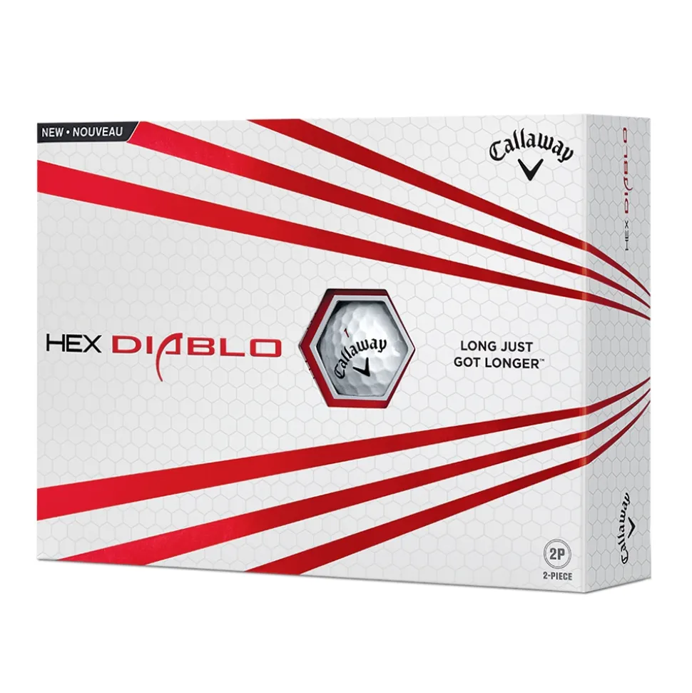Hex Diablo Golfball Hvit