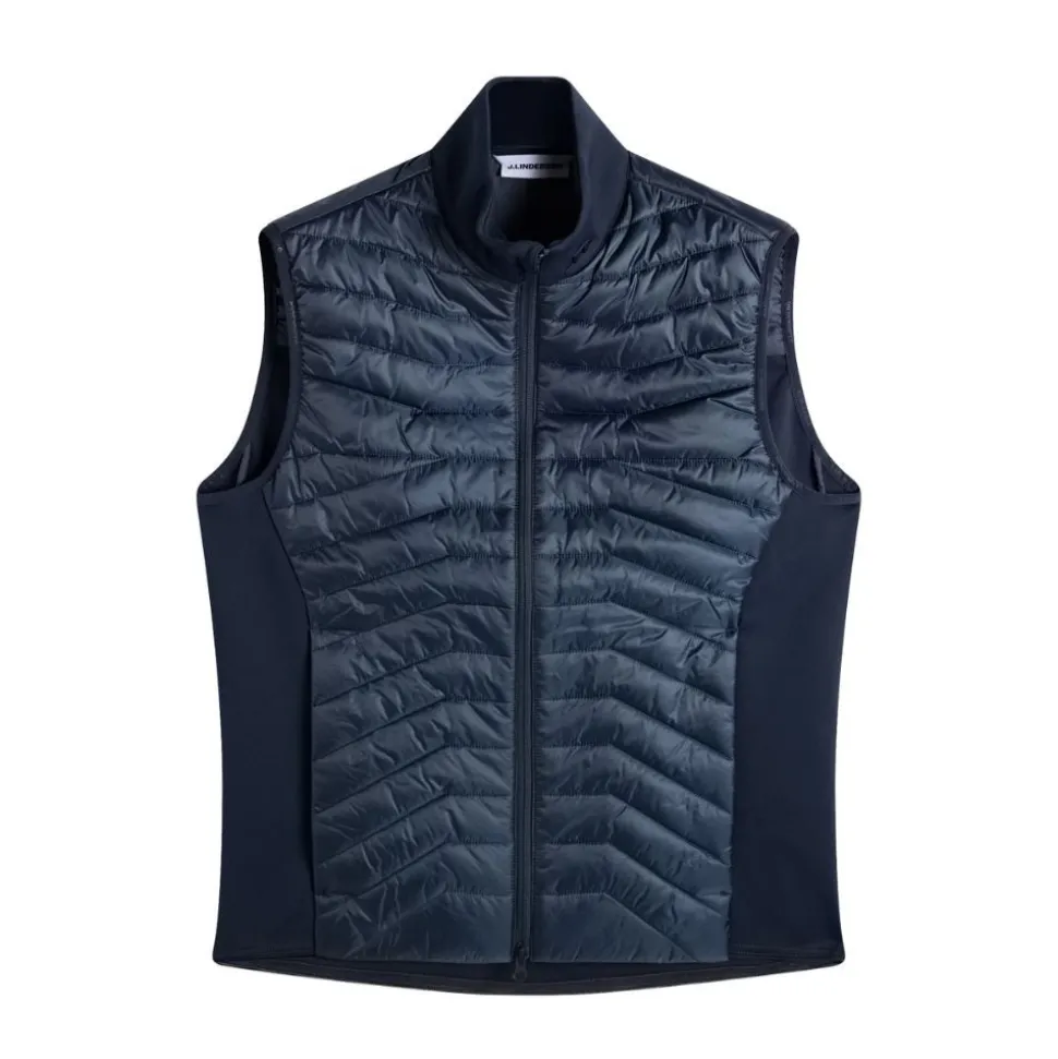 Heyden Quilt Hybrid Vest Herre Navy